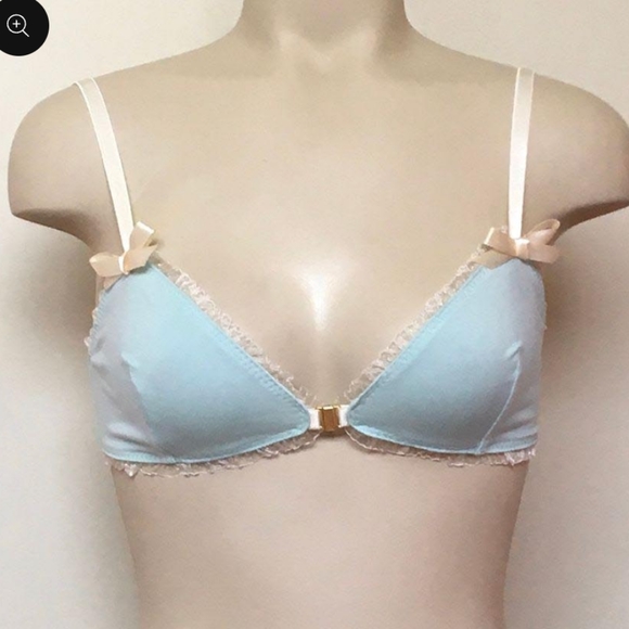 Inspiration Vintage Creme de Menthe Bralette (Sz L) - Picture 1 of 8